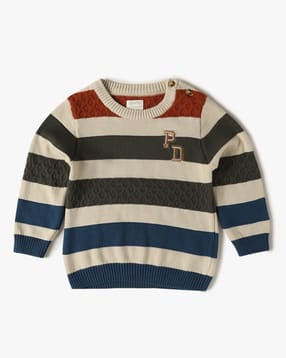 playday Boys Striped Regular Fit Sweater-picture-33