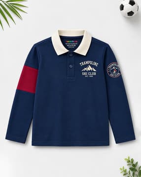 trampoline Boys Relaxed Fit Polo T-Shirt-picture-47