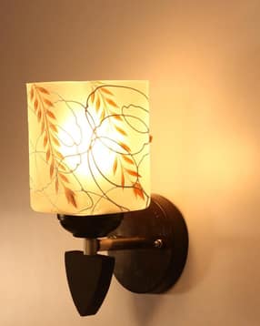 somil LED Wall Lamp with Hand-Painted Glass Shade-picture-27