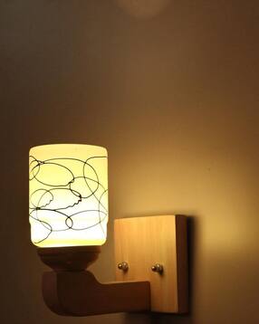somil LED Wall Lamp with Hand-Painted Glass Shade-picture-13