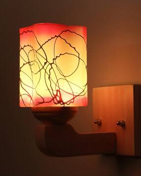 somil LED Wall Lamp with Hand-Painted Glass Shade-picture-40