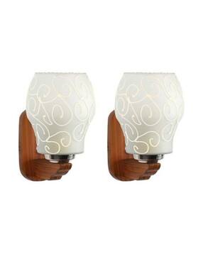 somil Decorated Wooden Wall Lamp with Hand -picture-28