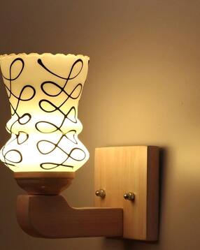 somil LED Wall Lamp with Hand-Painted Glass Shade-picture-37