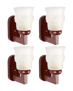 somil Decorated Wooden Wall Lamp with Hand -picture-22