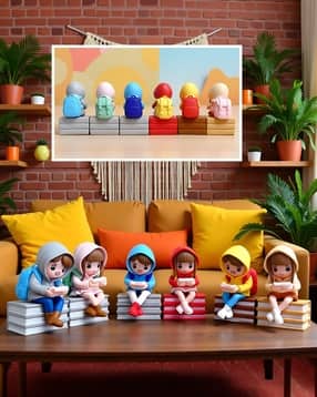 katish Pack Of 6 Couple Figurine Showpieces-picture-36