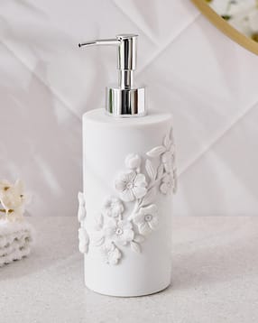 home centre Floral Pattern Polyresin Soap Dispenser-picture-13