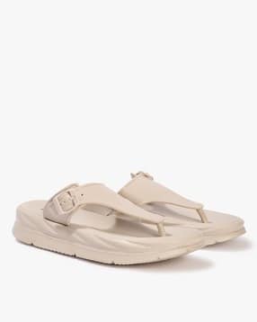 frisbee Women Thong-Strap Sandals with Buckle Accent-picture-45