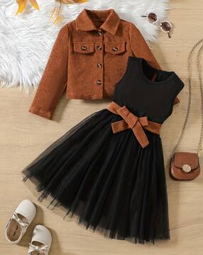 styleconnect Girls Dress with Shrug-picture-42