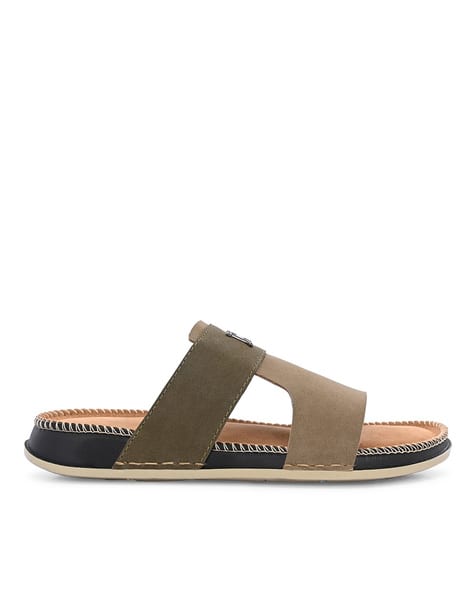 Mactree Men Open-Toe Slip-On Sandals Beige - Image 3