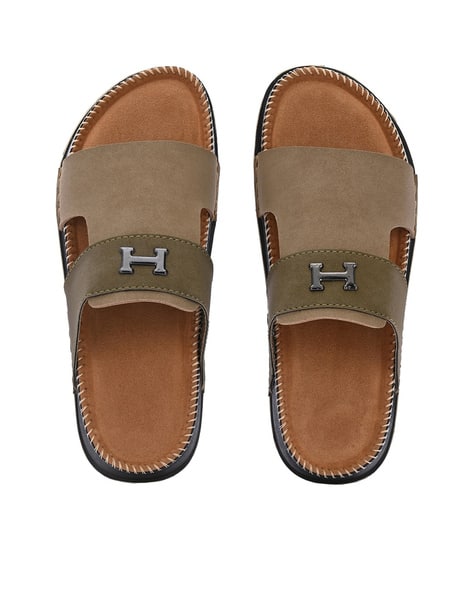 Mactree Men Open-Toe Slip-On Sandals Beige - Image 5