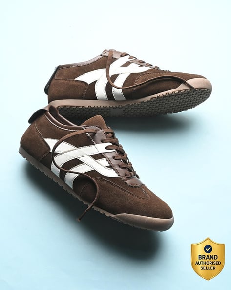 Buda Jeans Co Men Round-Toe Lace-Up Sneakers