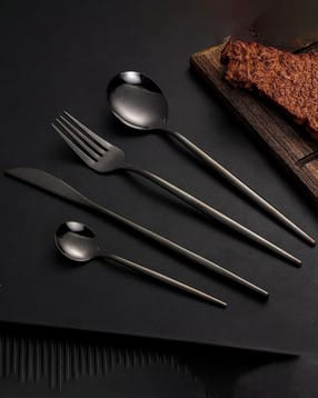 manishaware Pack of 4 Slim Design Cutlery Sets-picture-42