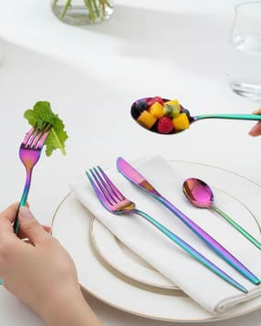 manishaware Pack of 5 Slim Design Cutlery Sets-picture-49